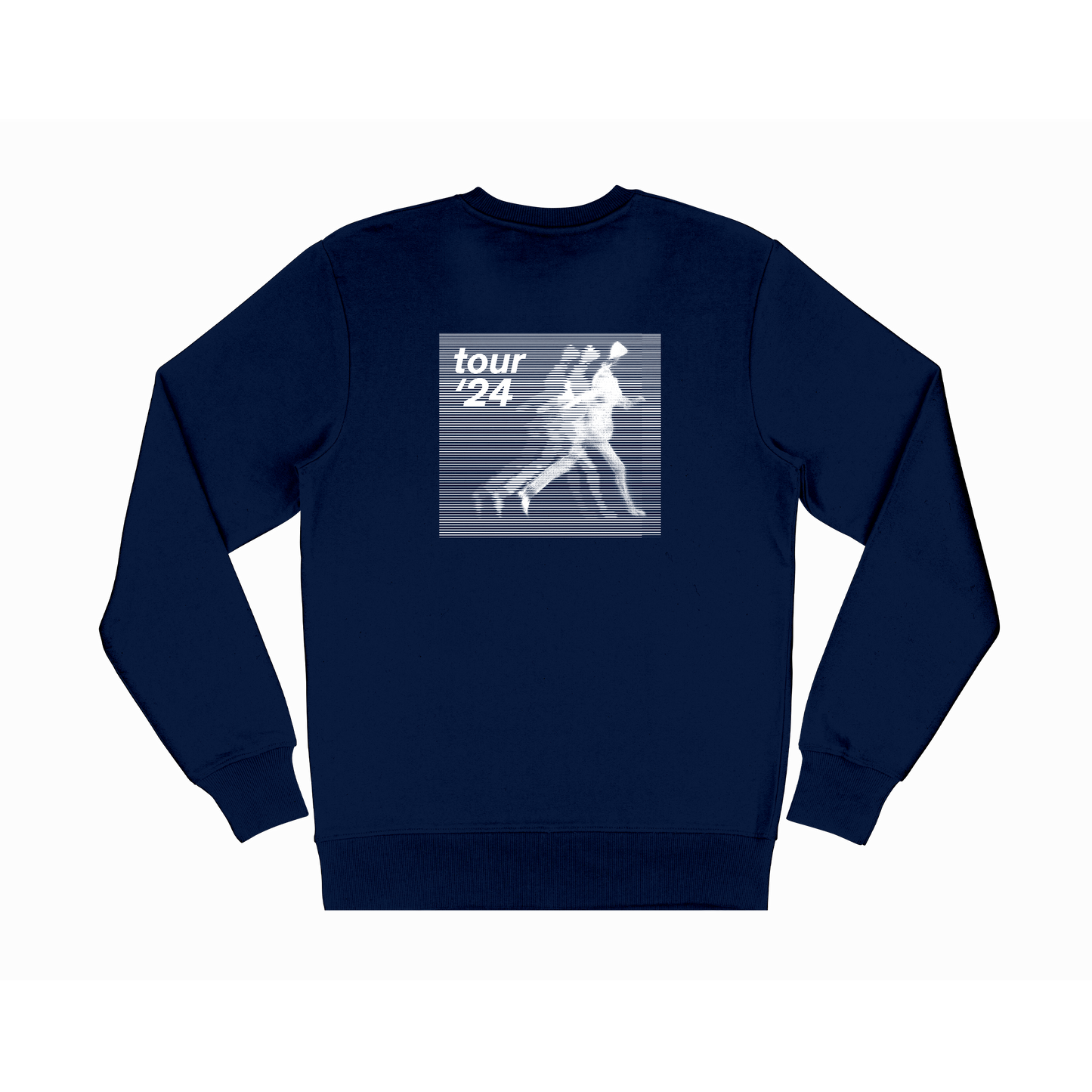 Doing It Again Logo Blue Sweater