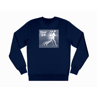 Doing It Again Logo Blue Sweater